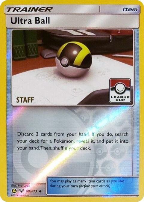 Ultra Ball 68a 73 League Cup Staff 068a/073 (League & Championship Cards)  - Reverse Holofoil | Good Games Adelaide SA