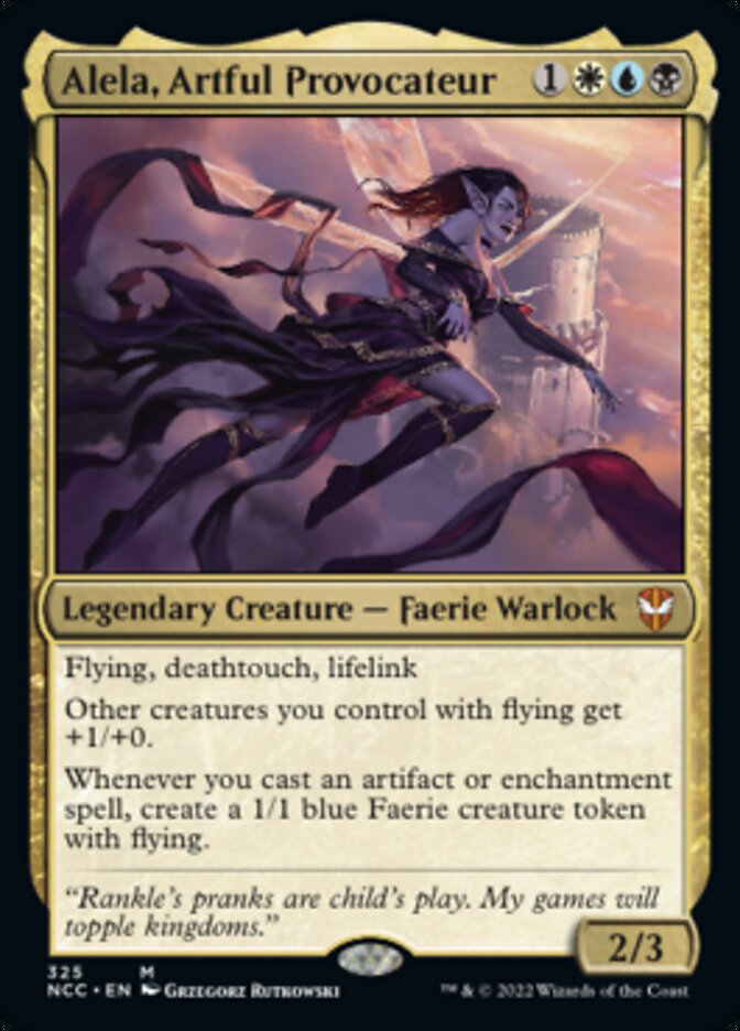 Alela, Artful Provocateur [Streets of New Capenna Commander] | Good Games Adelaide SA