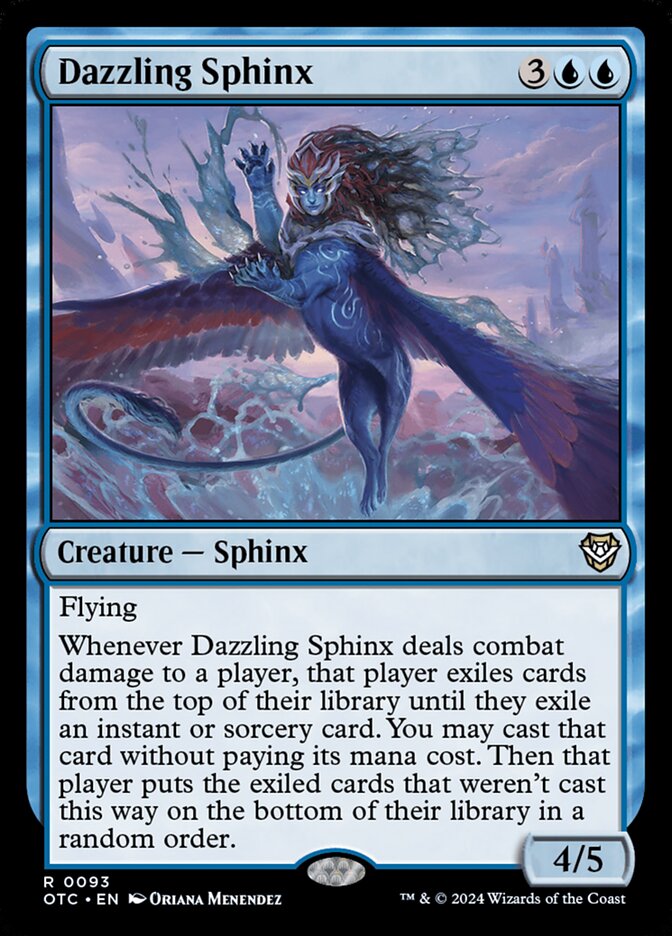 Dazzling Sphinx 93 (Commander: Outlaws of Thunder Junction)  | Good Games Adelaide SA