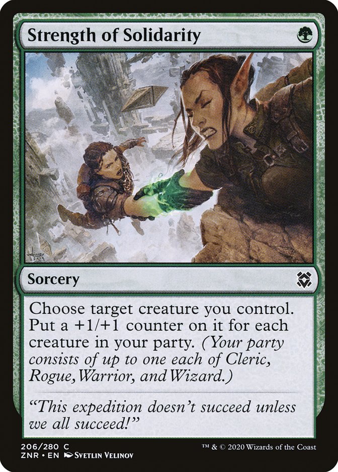 Strength of Solidarity 206 (Zendikar Rising)  | Good Games Adelaide SA