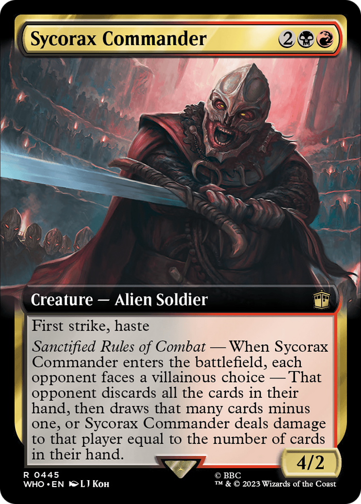 Sycorax Commander (Extended Art) [Doctor Who] | Good Games Adelaide SA