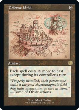 Defense Grid Schematic 76/63 (The Brothers' War: Retro Frame Artifacts)  - Foil | Good Games Adelaide SA