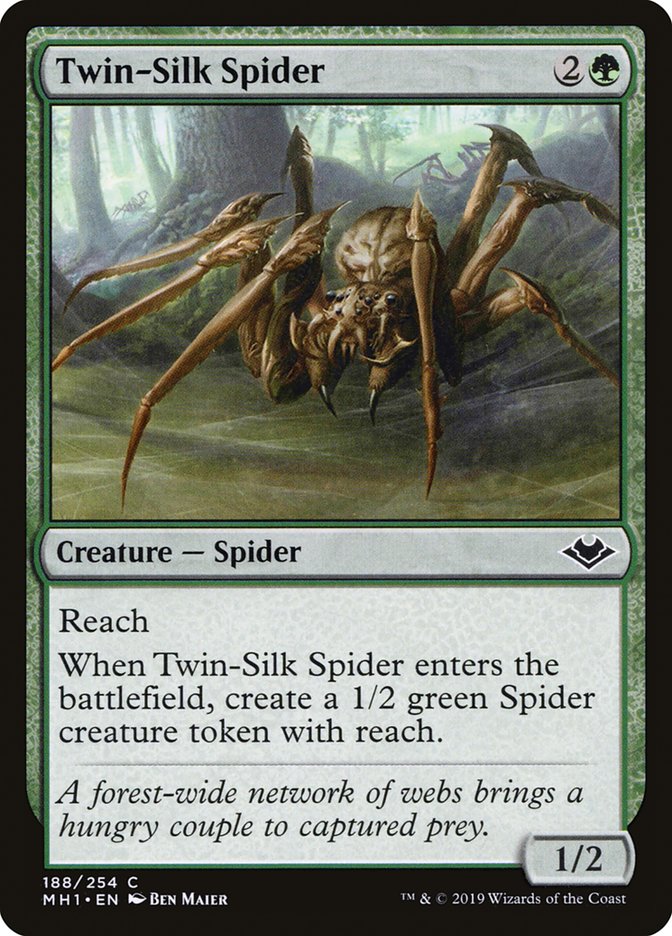 Twin-Silk Spider [Modern Horizons] | Good Games Adelaide SA