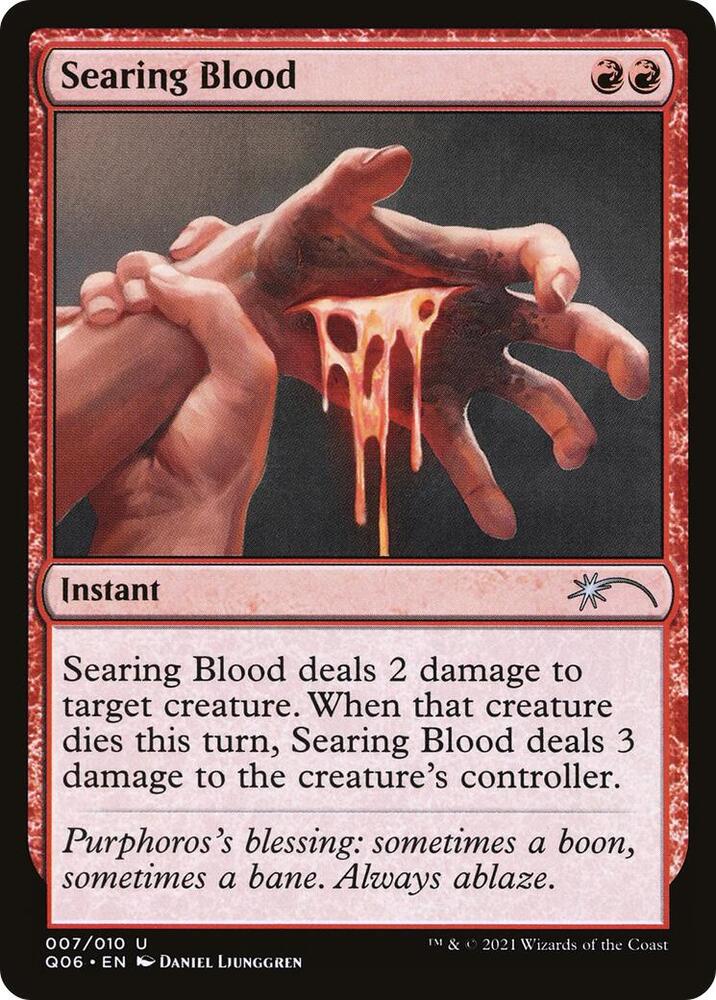 Searing Blood 7 (Unique and Miscellaneous Promos)  | Good Games Adelaide SA