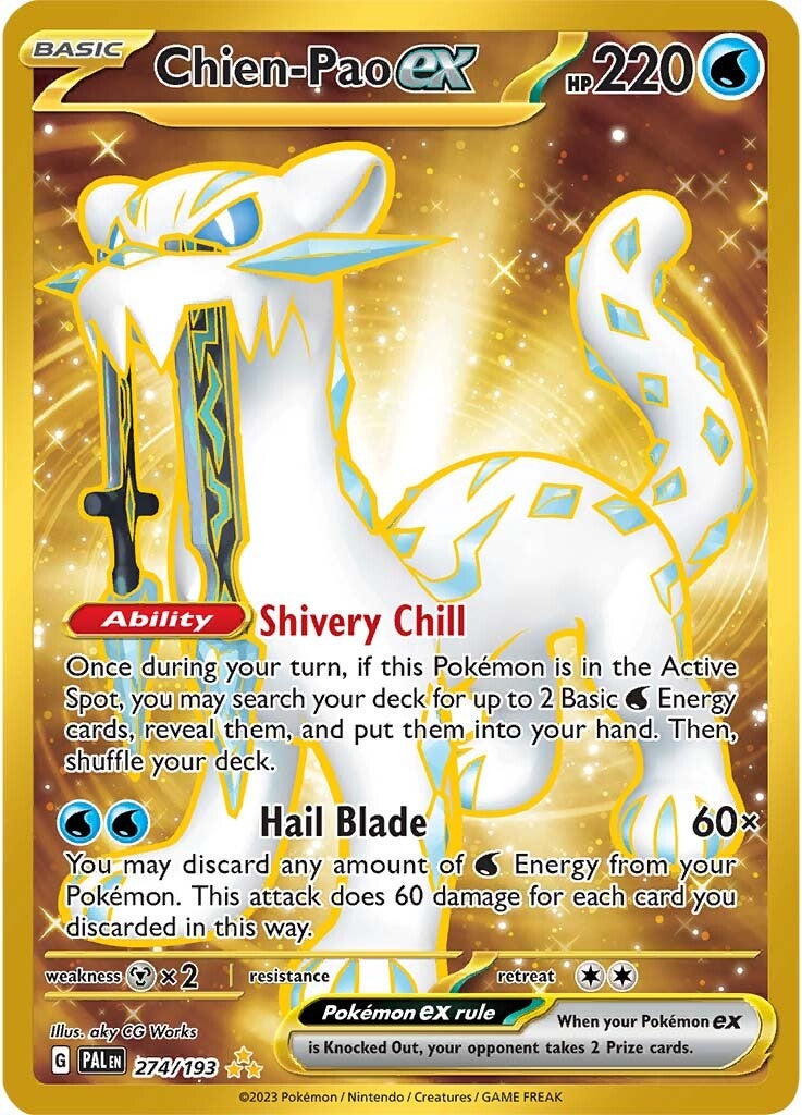Chien-Pao ex (274/193) [Scarlet & Violet: Paldea Evolved] | Good Games Adelaide SA