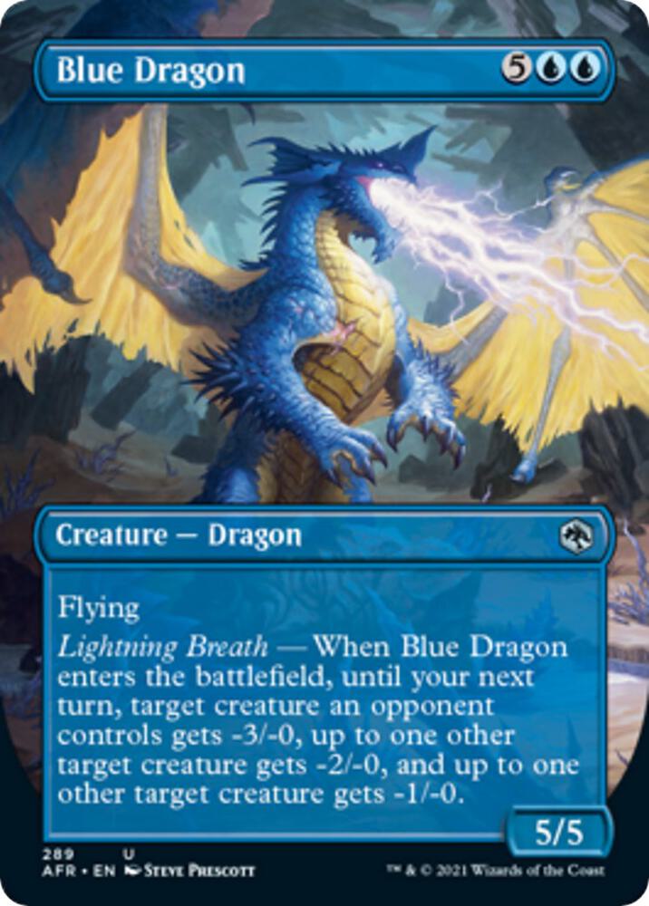 Blue Dragon Borderless 289 (Adventures in the Forgotten Realms)  | Good Games Adelaide SA