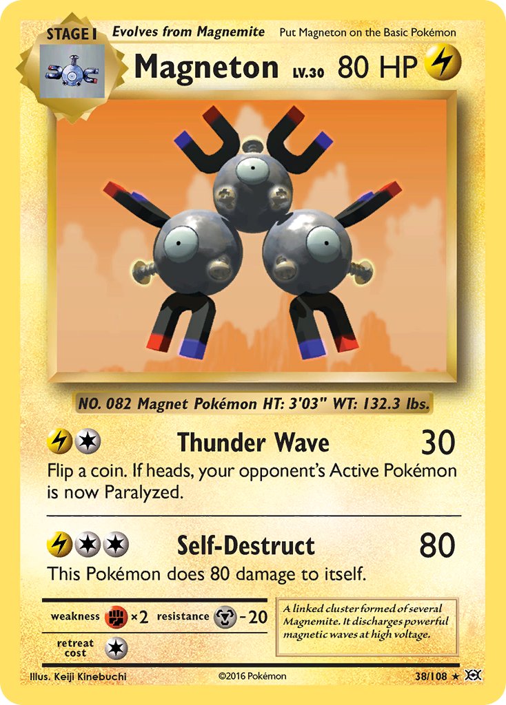 Magneton (38/108) (Theme Deck Exclusive) [XY: Evolutions] | Good Games Adelaide SA