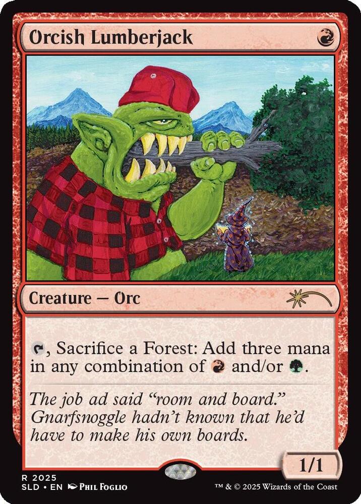Orcish Lumberjack 2025 2025 (Secret Lair Drop Series)  | Good Games Adelaide SA