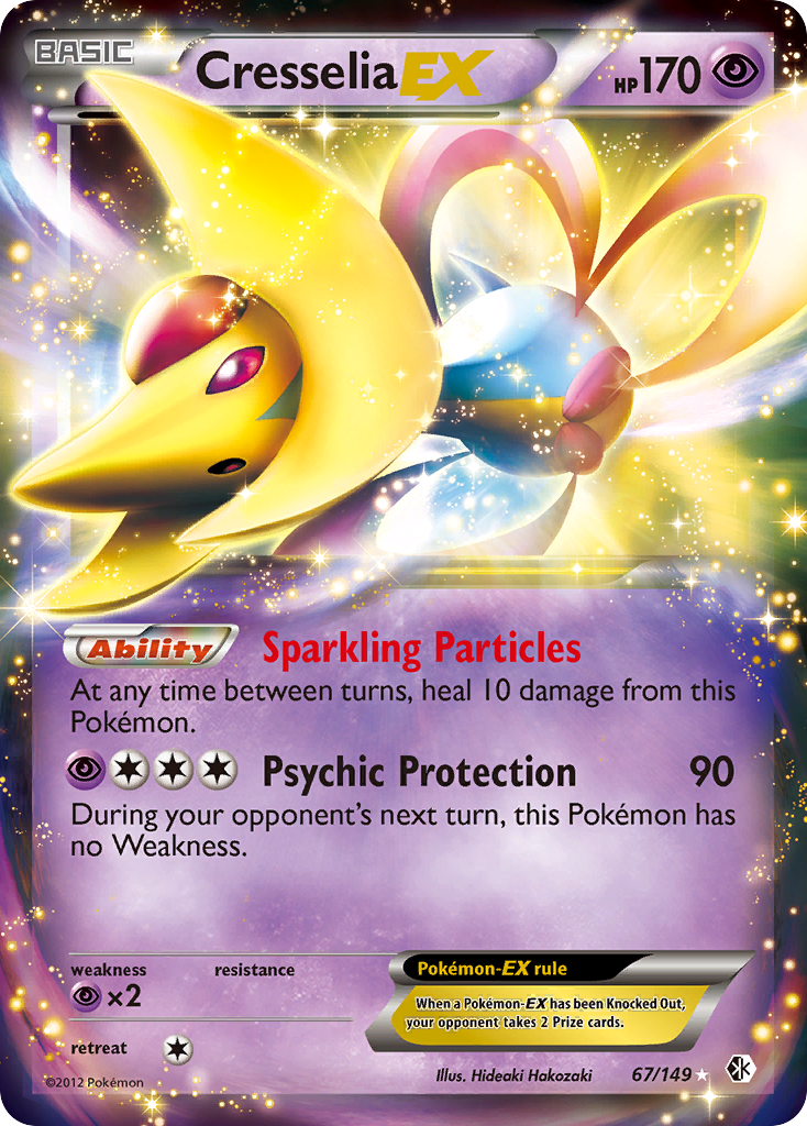 Cresselia EX (67/149) [Black & White: Boundaries Crossed] | Good Games Adelaide SA