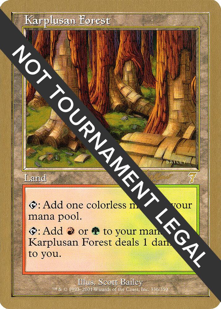 Karplusan Forest 2002 Sim Han How 7ED  (World Championship Decks)  | Good Games Adelaide SA