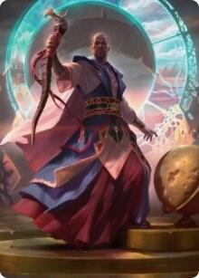 Teferi Who Slows the Sunset Art Card 10 (Art Series: Innistrad: Midnight Hunt)  | Good Games Adelaide SA