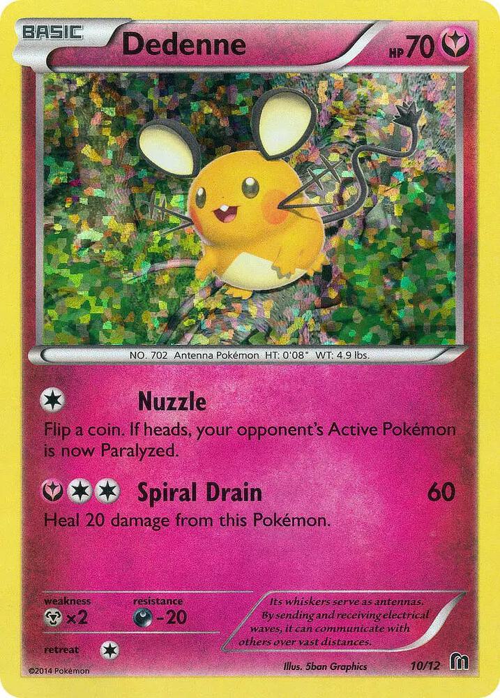 Dedenne Duplicate 010/012 (McDonald's Promos 2016)  - Holofoil | Good Games Adelaide SA