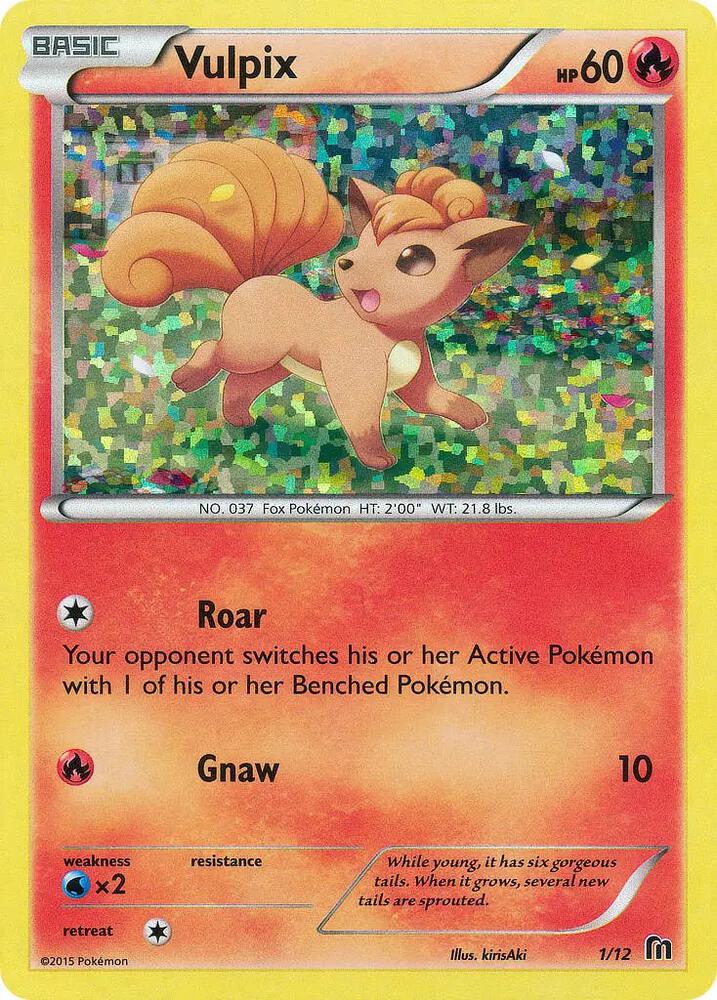 Vulpix 001/012 (McDonald's Promos 2016)  - Holofoil | Good Games Adelaide SA