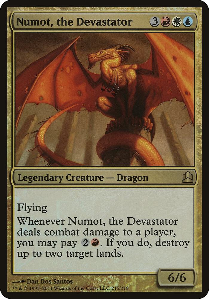 Numot the Devastator Commander  (Oversize Cards)  - Foil | Good Games Adelaide SA