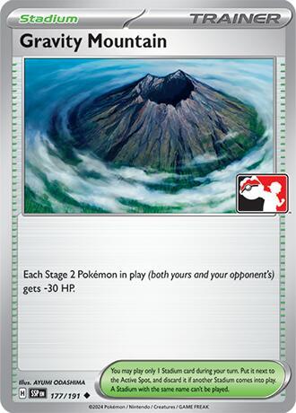 Gravity Mountain Series 7 177/191 (Prize Pack Series Cards)  - Holofoil | Good Games Adelaide SA