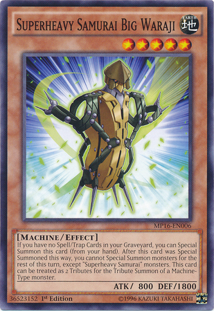 Superheavy Samurai Big Waraji [MP16-EN006] Common | Good Games Adelaide SA