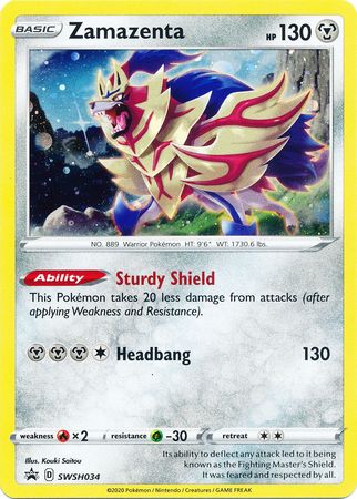 Zamazenta (SWSH034) [Sword & Shield: Black Star Promos] | Good Games Adelaide SA