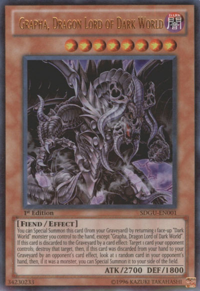 Grapha, Dragon Lord of Dark World [SDGU-EN001] Ultra Rare | Good Games Adelaide SA
