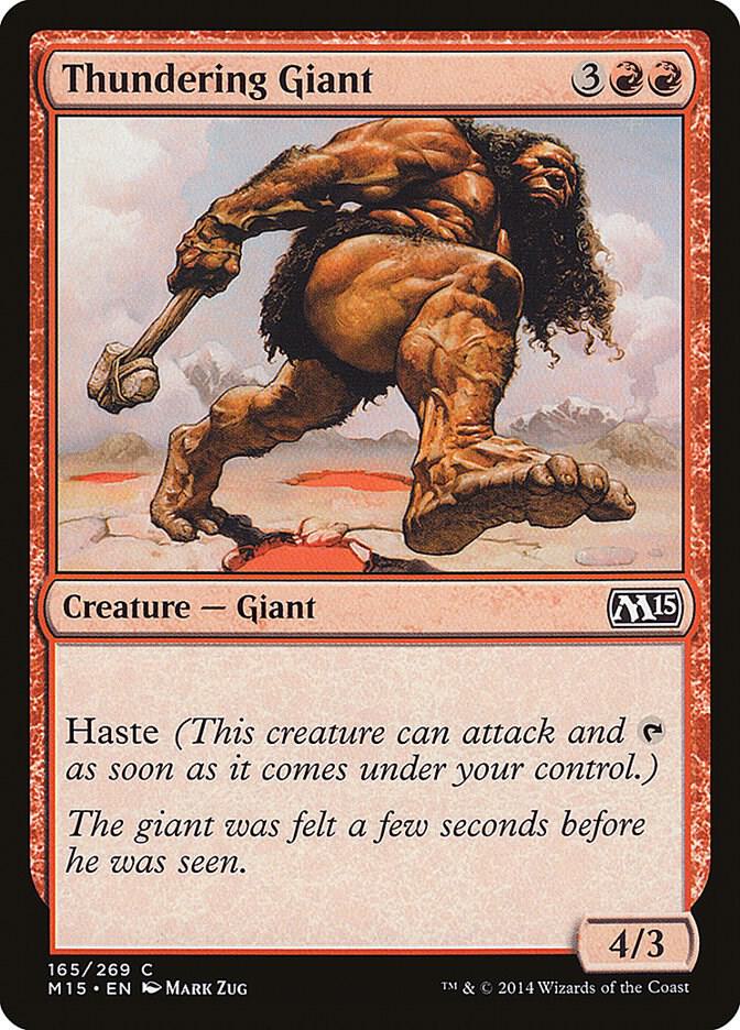 Thundering Giant 165 (Magic 2015 (M15))  - Foil | Good Games Adelaide SA
