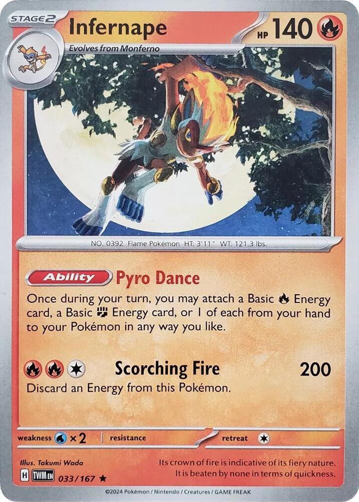 Infernape 033 167 033/167 (Deck Exclusives)  | Good Games Adelaide SA
