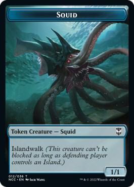Squid The Monarch Double Sided Token 12 // 13 (Commander: Streets of New Capenna)  | Good Games Adelaide SA