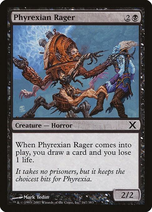 Phyrexian Rager 167 (10th Edition)  - Foil | Good Games Adelaide SA