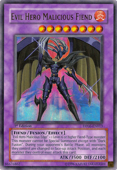 Evil Hero Malicious Fiend [DP06-EN013] Ultra Rare | Good Games Adelaide SA