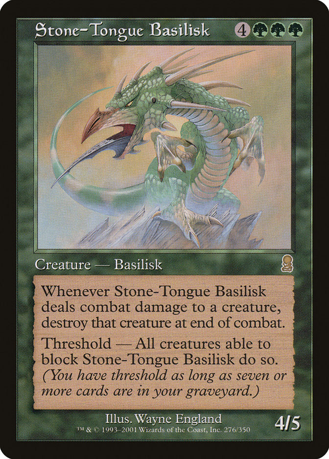 Stone-Tongue Basilisk 276 (Odyssey)  | Good Games Adelaide SA