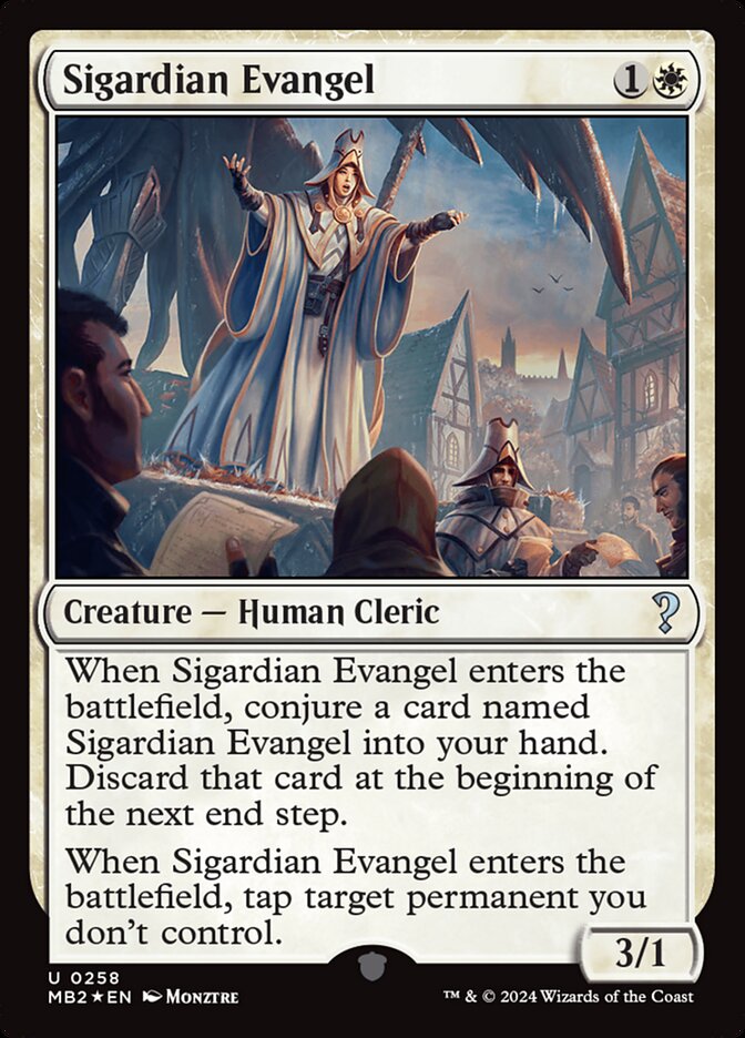 Sigardian Evangel 258 (Mystery Booster 2)  - Foil | Good Games Adelaide SA