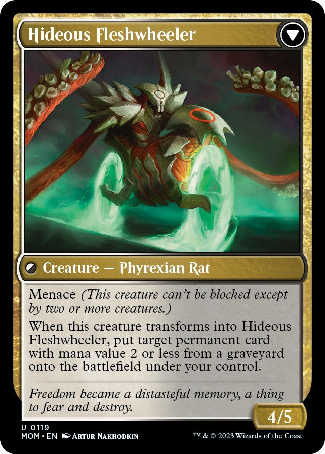 Nezumi Freewheeler // Hideous Fleshwheeler [March of the Machine] | Good Games Adelaide SA