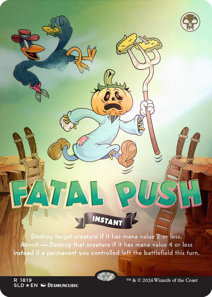 Fatal Push 1819 Rainbow Foil 1819 (Secret Lair Drop Series)  - Foil | Good Games Adelaide SA