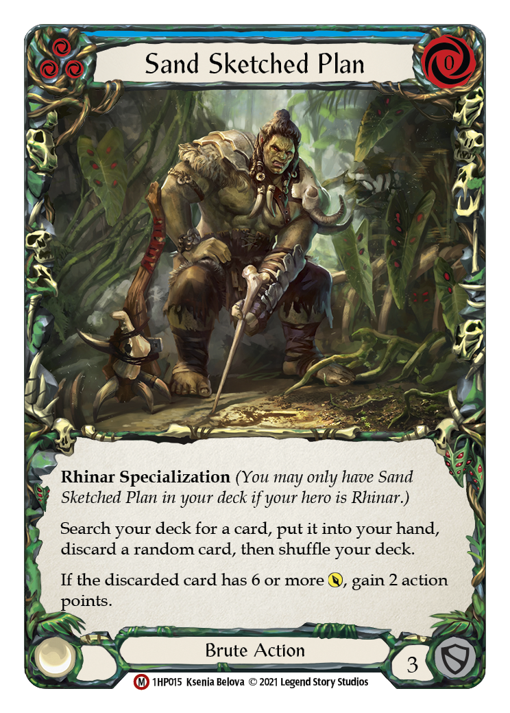 Sand Sketched Plan [1HP015] | Good Games Adelaide SA