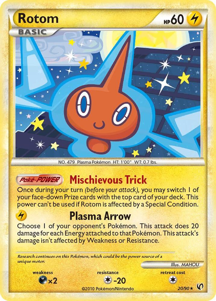 Rotom 20/90 (Undaunted)  - Reverse Holofoil | Good Games Adelaide SA