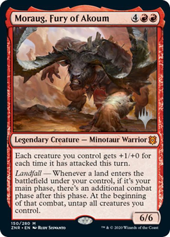 Moraug Fury of Akoum 150 (Promo Pack: Zendikar Rising)  - Foil | Good Games Adelaide SA