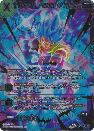 Gogeta, Pursuit of Power (Gold Stamped) (Starter Deck Exclusive) [SD12-02] | Good Games Adelaide SA