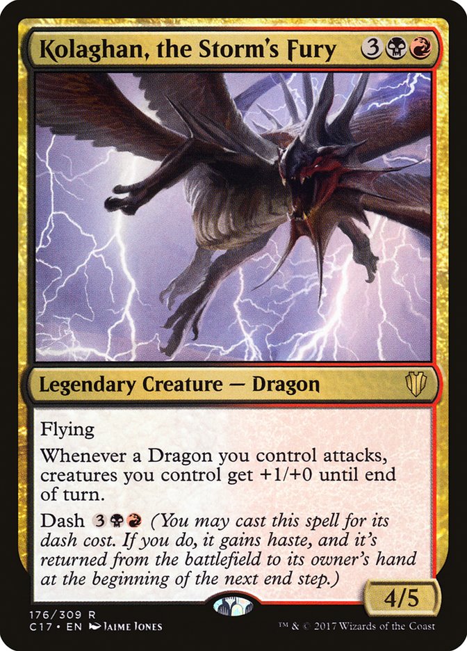 Kolaghan, the Storm's Fury 176 (Commander 2017)  | Good Games Adelaide SA