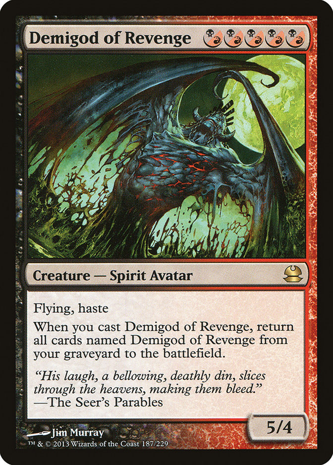 Demigod of Revenge 187 (Modern Masters)  - Foil | Good Games Adelaide SA