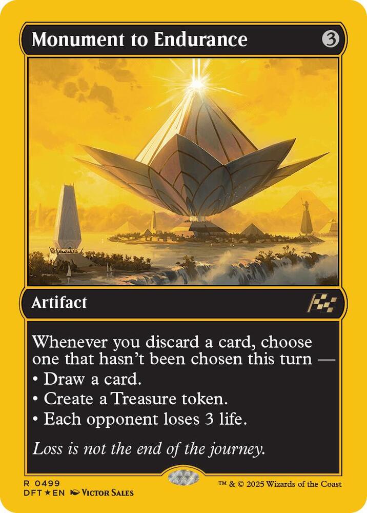 Monument to Endurance 499 (Aetherdrift)  - Foil | Good Games Adelaide SA
