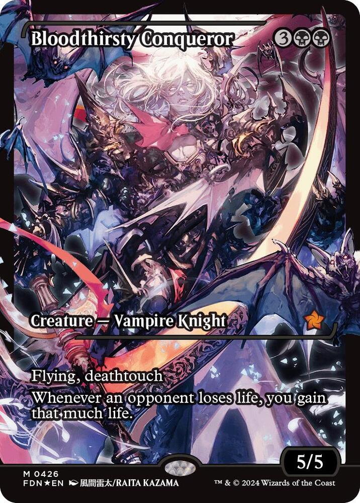 Bloodthirsty Conqueror 426 (Foundations)  - Foil | Good Games Adelaide SA