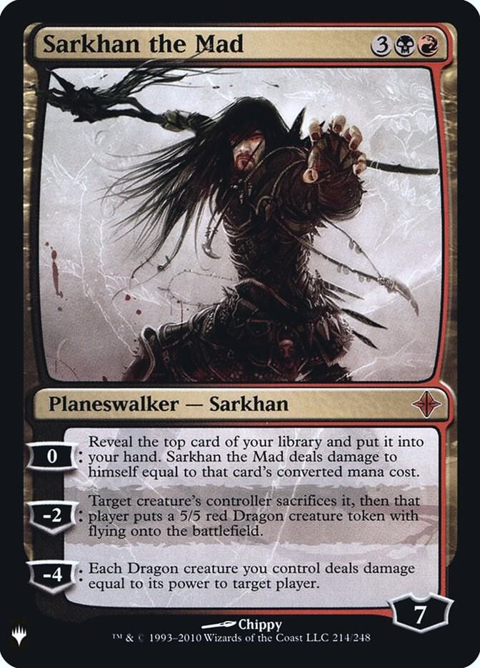Sarkhan the Mad 214 (The List Reprints)  - Foil | Good Games Adelaide SA