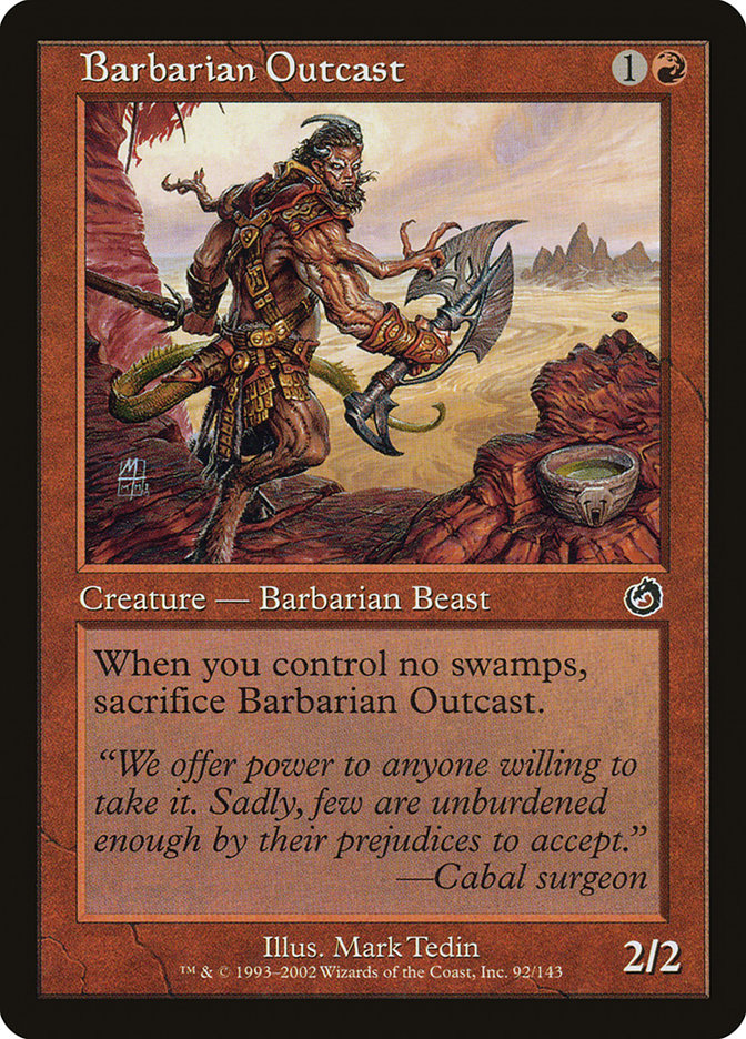 Barbarian Outcast 92 (Torment)  | Good Games Adelaide SA