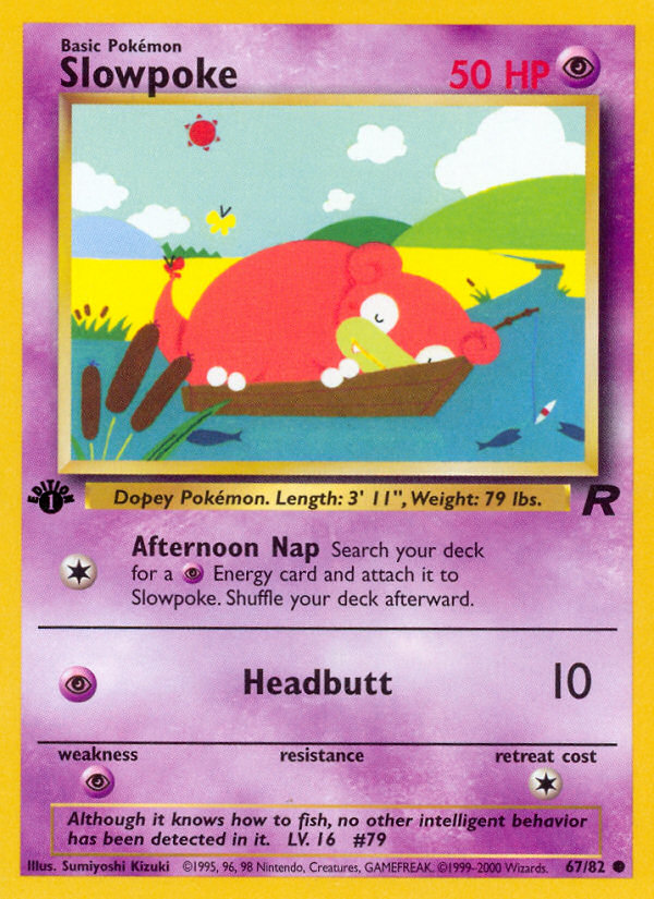 Slowpoke (67/82) [Team Rocket 1st Edition] | Good Games Adelaide SA