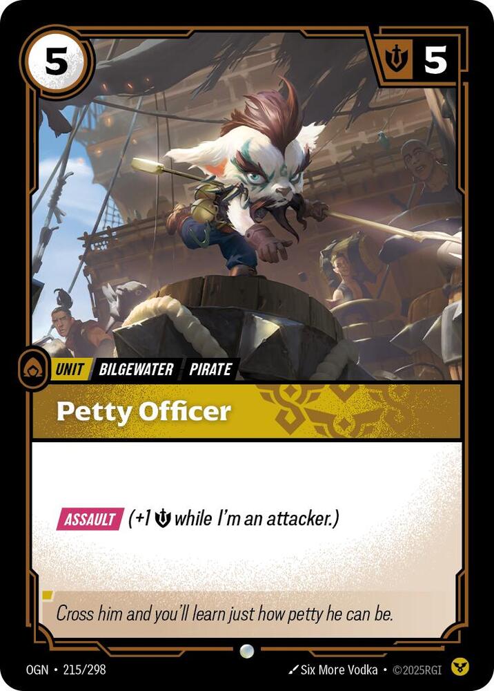 Petty Officer 215/298 (Origins)  | Good Games Adelaide SA