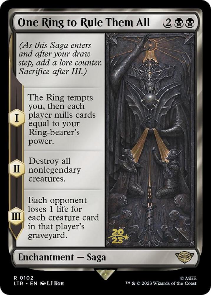One Ring to Rule Them All 102 (Prerelease Cards)  - Foil | Good Games Adelaide SA
