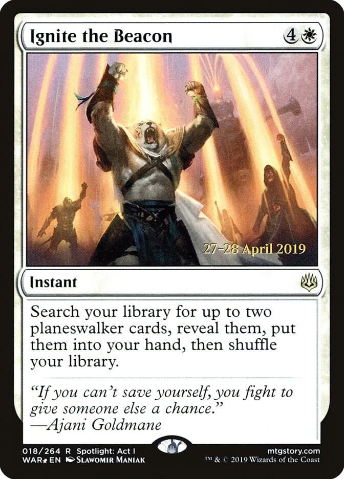 Ignite the Beacon 18 (Prerelease Cards)  - Foil | Good Games Adelaide SA