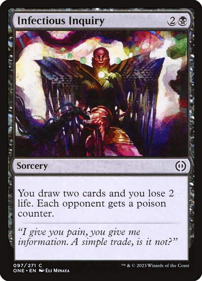 Infectious Inquiry 97 (Phyrexia: All Will Be One)  - Foil | Good Games Adelaide SA