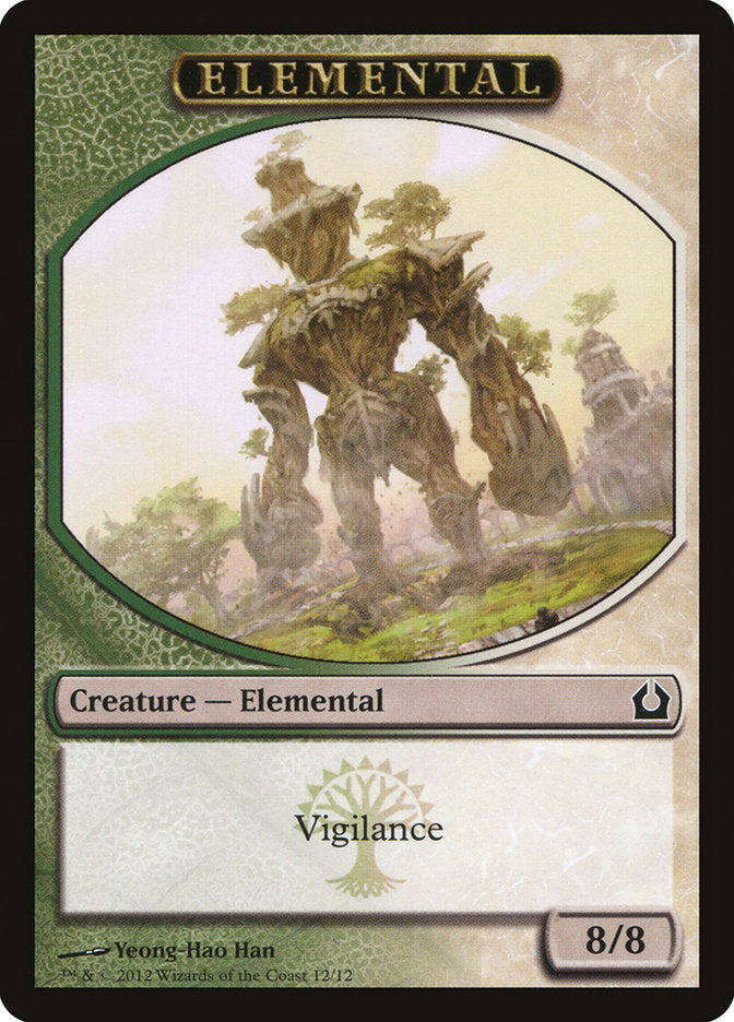 Elemental Token (Green/White) [Return to Ravnica Tokens] | Good Games Adelaide SA