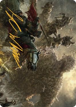 Writhing Necromass Art Card Gold Stamped Signature 27 (Art Series: Dominaria United)  | Good Games Adelaide SA