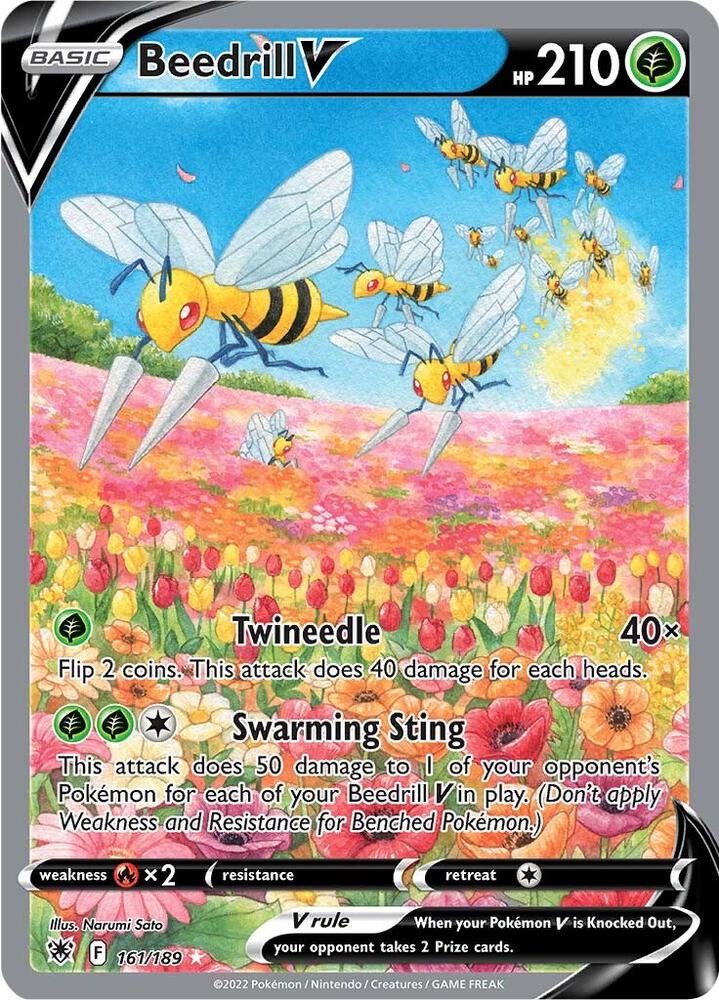 Beedrill V Alternate Full Art 161/189 (SWSH10: Astral Radiance)  - Holofoil | Good Games Adelaide SA