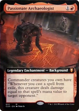 Passionate Archaeologist (Extended Art) [Commander Legends: Battle for Baldur's Gate] | Good Games Adelaide SA